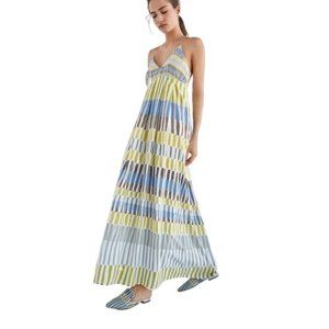 Massimo Dutti  silk maxi dress